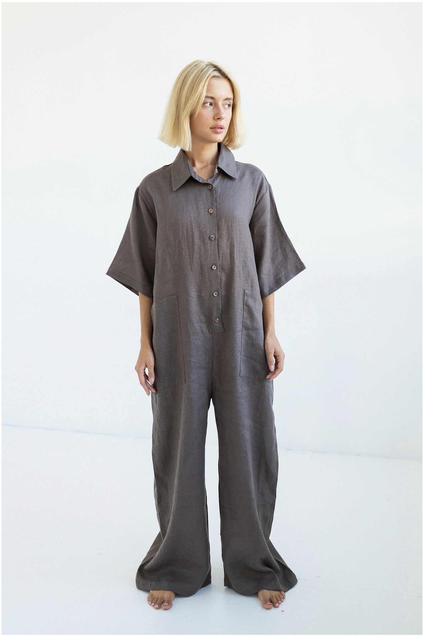 GO TO JUMPSUIT/// MOCHA