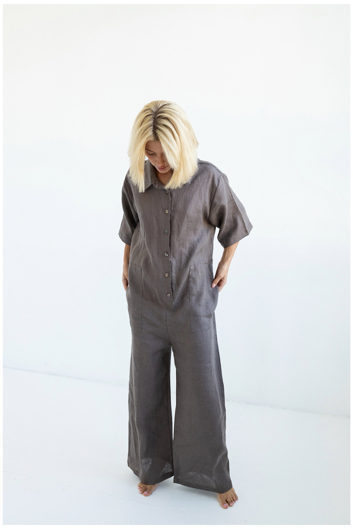 GO TO JUMPSUIT/// MOCHA